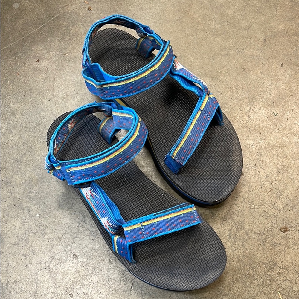 TEVA FLATFORM UNICORN STRAPPY SANDAL - Picture 2 of 8